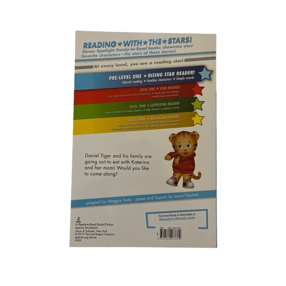 Daniel Tiger’s Neighborhood Daniel Goes Out for Dinner Pre-Level One Reader NEW - Picture 2 of 2